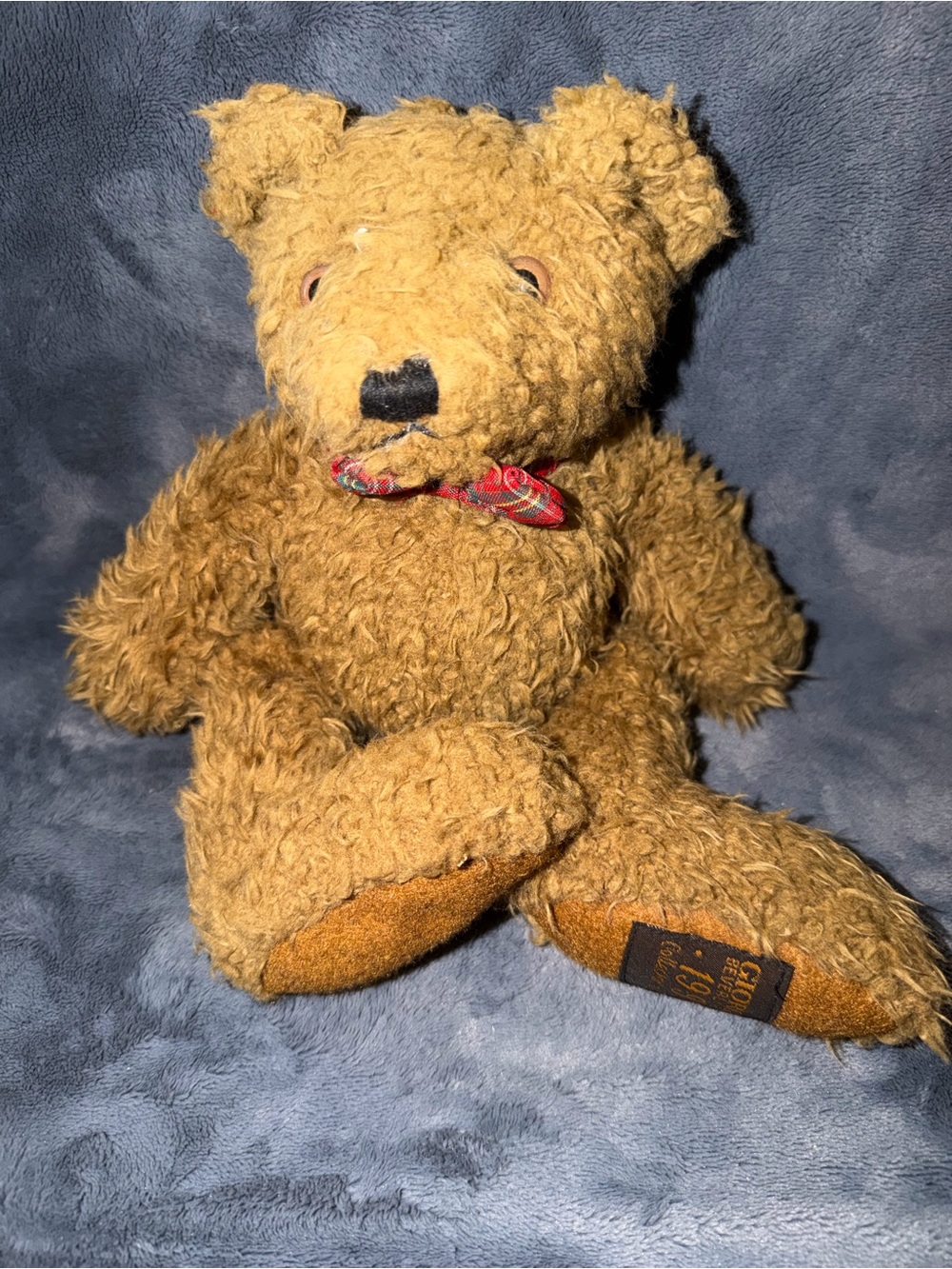 Giorgio Beverly Hills 1997 Collectors Bear Bean Filled Fuzzy Brown Labeled Tag